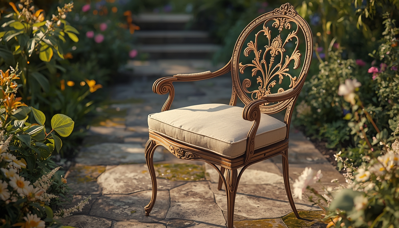 Restored garden chair by Zythorinphrel